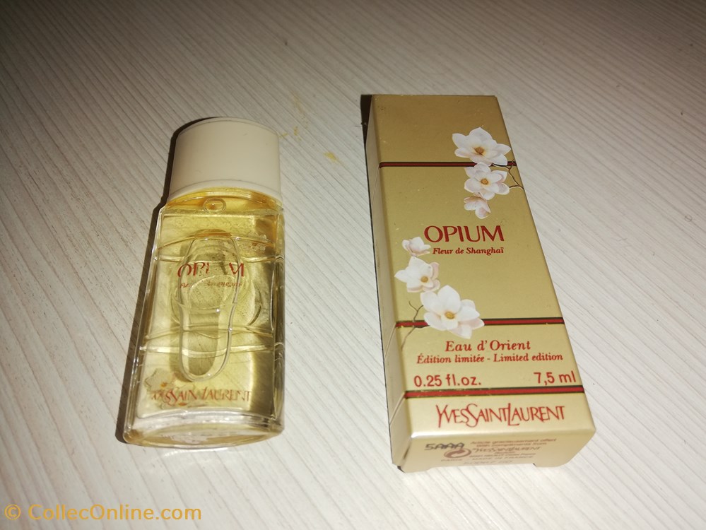 SAINT LAURENT YVES OPIUM - fleur de shangai parfums beaute miniatures saint laurent yves opium fleur de shangai