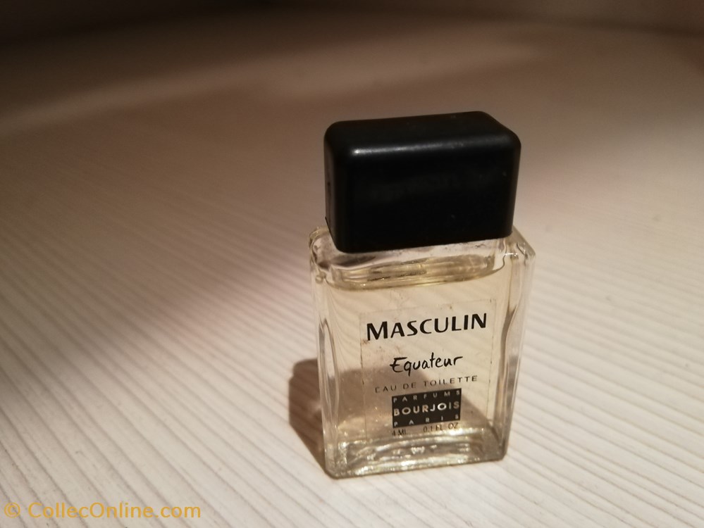 BOURJOIS MASCULIN EQUATEUR parfums beaute miniatures bourjois masculin equateur