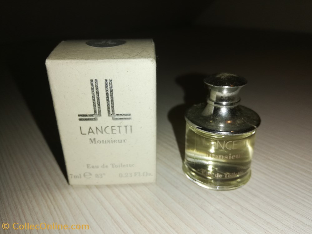 parfums beaute miniatures lancetti monsieur