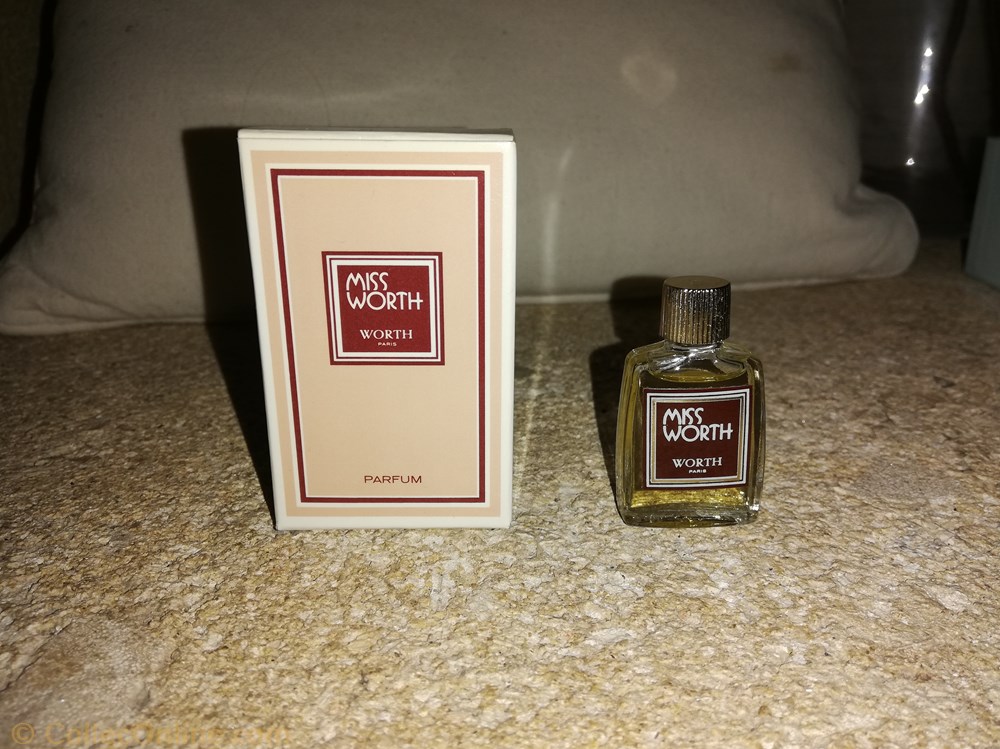 WORTH MISS WORTH parfums beaute miniatures worth miss worth