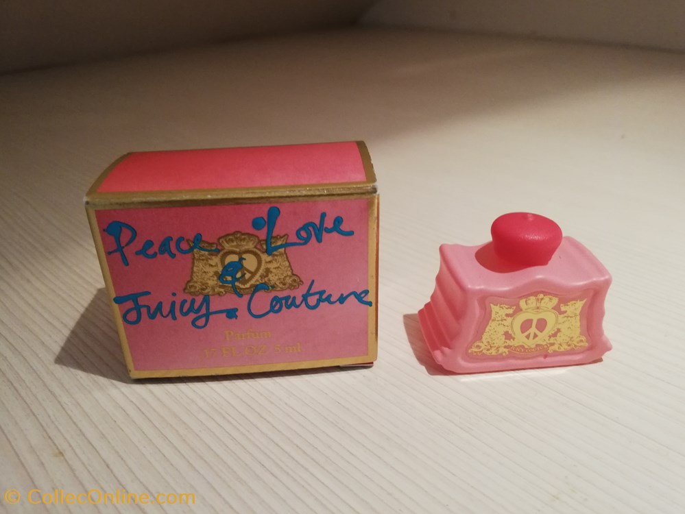 parfums beaute miniatures juicy couture peace love and juicy couture