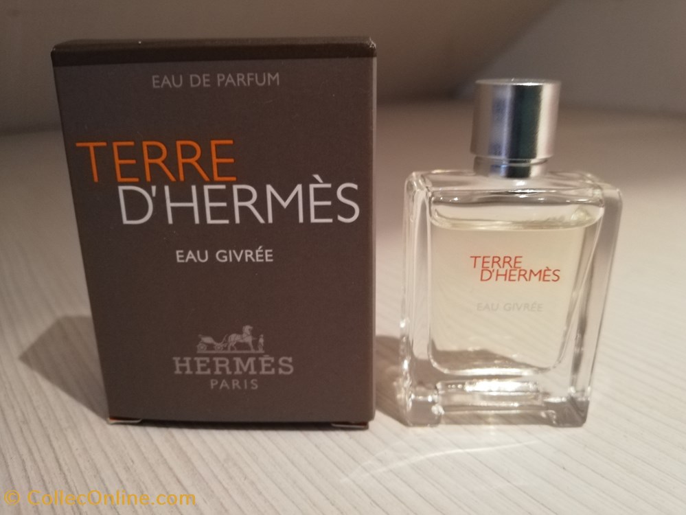 HERMES TERRE EAU GIVREE parfums beaute miniatures hermes terre eau givree