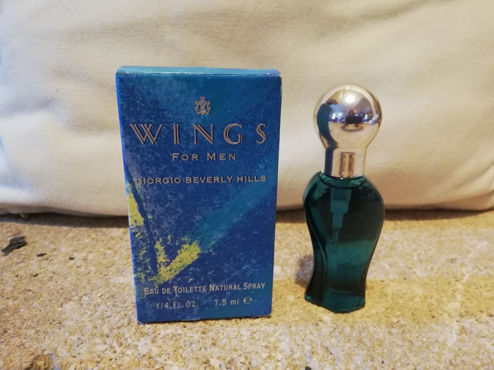 BEVERLY HILLS GIORGIO WINGS POUR HOMME parfums beaute miniatures beverly hills giorgio wings pour homme