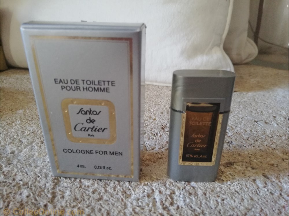 CARTIERN SANTOS parfums beaute miniatures cartiern santos
