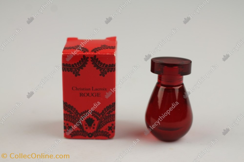 LACROIX CHRISTIAN COLORS ROUGE parfums beaute miniatures lacroix christian colors rouge