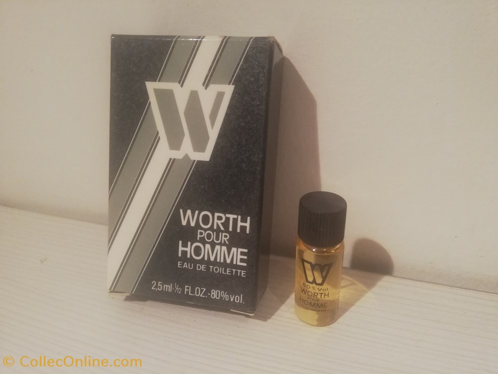 WORTH POUR HOMME parfums beaute miniatures worth pour homme