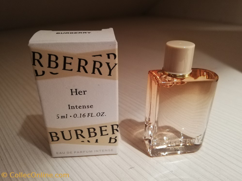 BURBERRY HER INTENSE parfums beaute miniatures burberry her intense