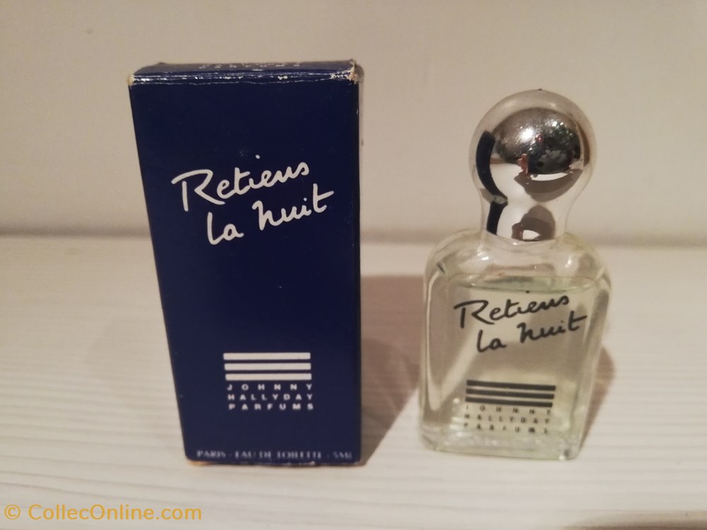 HALLYDAY JOHNNY RETIENS LA NUIT parfums beaute miniatures hallyday johnny retiens la nuit