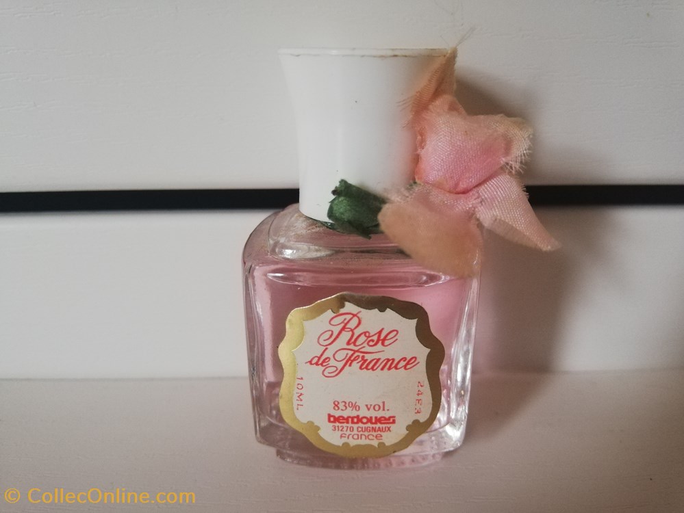 BERDOUES ROSE DE fRANCE parfums beaute miniatures berdoues rose de france