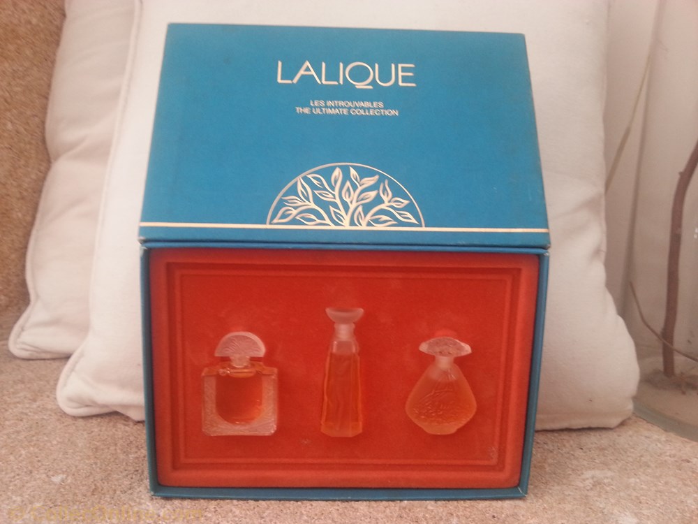 LALIQUE LES 4 MUSES parfums beaute miniatures lalique les 4 muses