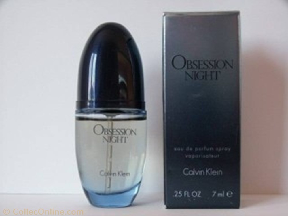 parfums beaute miniatures klein calvin obsession night
