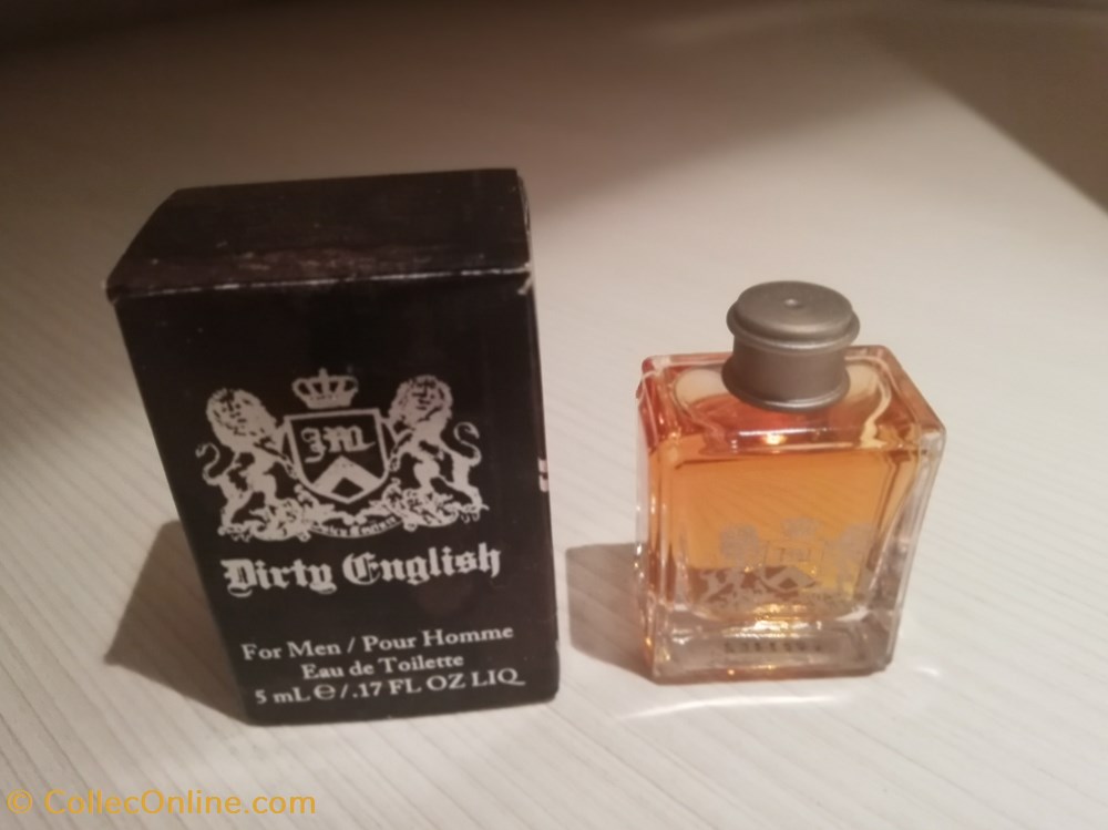 JUICY COUTURE DIRTY ENGLISH parfums beaute miniatures juicy couture dirty english