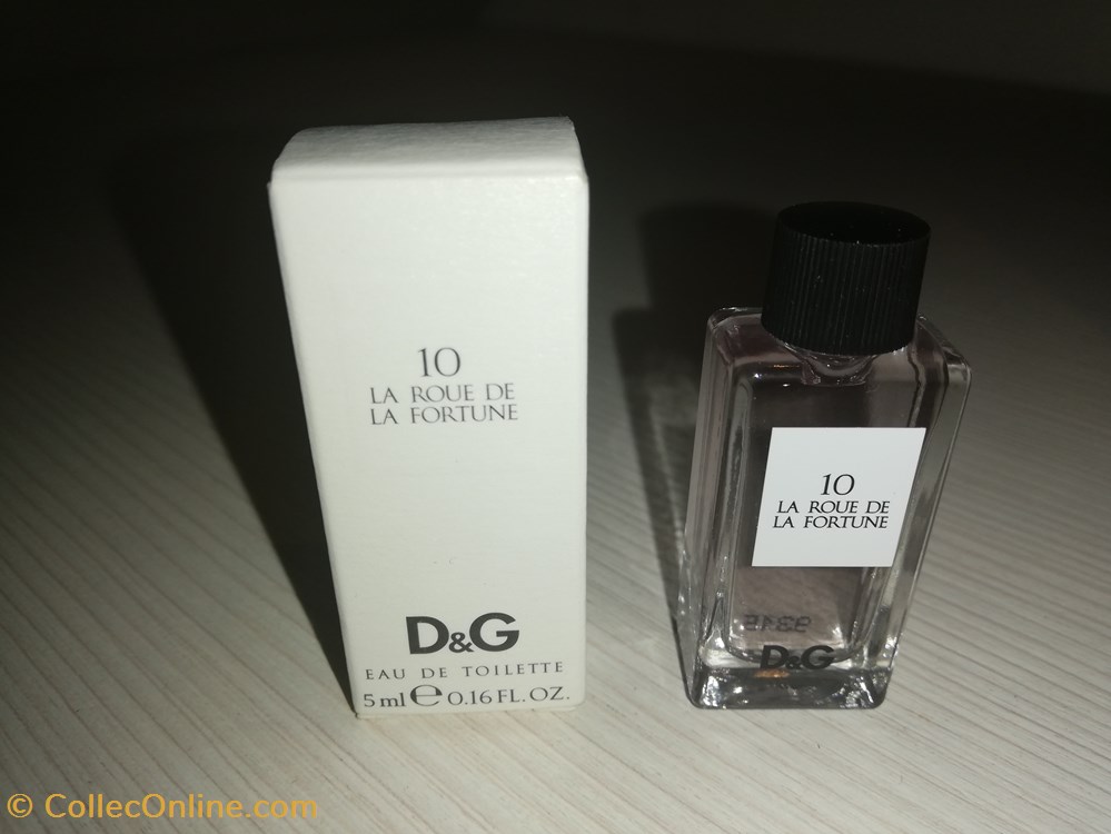 DOLCE GABBANA 10 LA ROUE DE LA FORTUNE parfums beaute miniatures dolce gabbana 10 la roue de la fortune