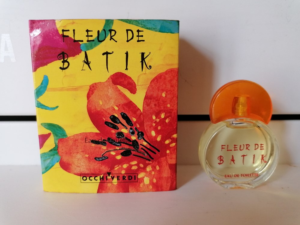 MORRIS OCCHIO VERDI FLEUR DE BATIK parfums beaute miniatures morris occhio verdi fleur de batik