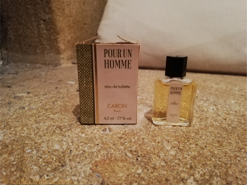 CARON POUR UN HOMME parfums beaute miniatures caron pour un homme