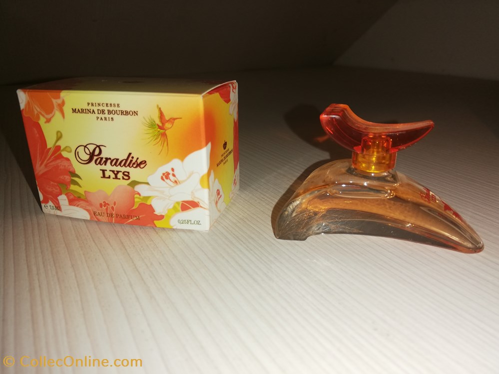 BOURBON MARINA PARADISE LYS parfums beaute miniatures bourbon marina paradise lys