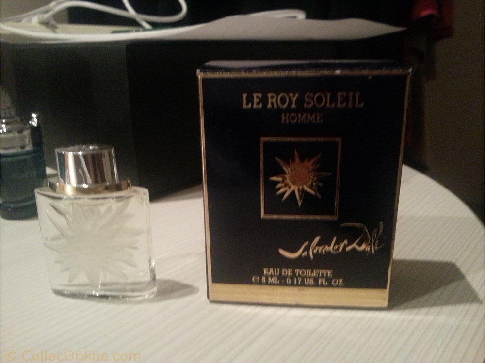 DALI SALVADORE LE ROY SOLEIL parfums beaute miniatures dali salvadore le roy soleil