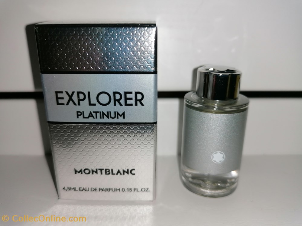 MONT BLANC EXPLORER PLATINIUM parfums beaute miniatures mont blanc explorer platinium