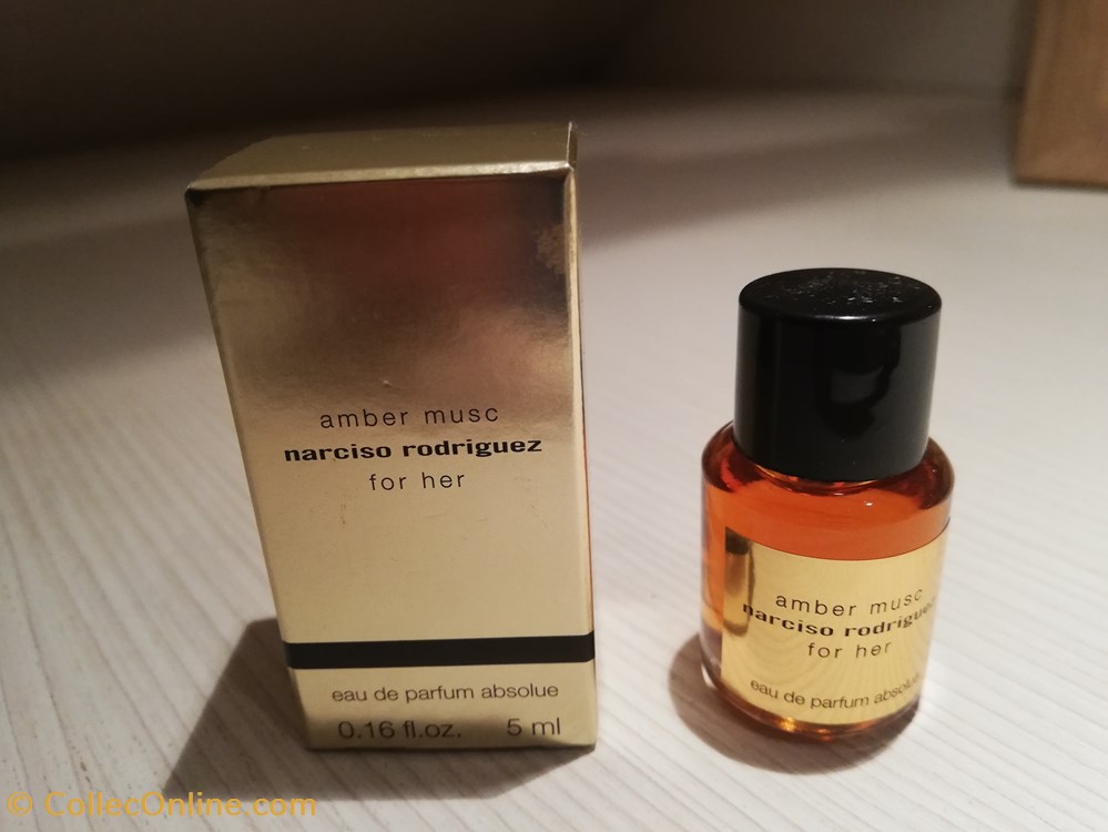 RODRIGUEZ NARCISO AMBER MUSC parfums beaute miniatures rodriguez narciso amber musc