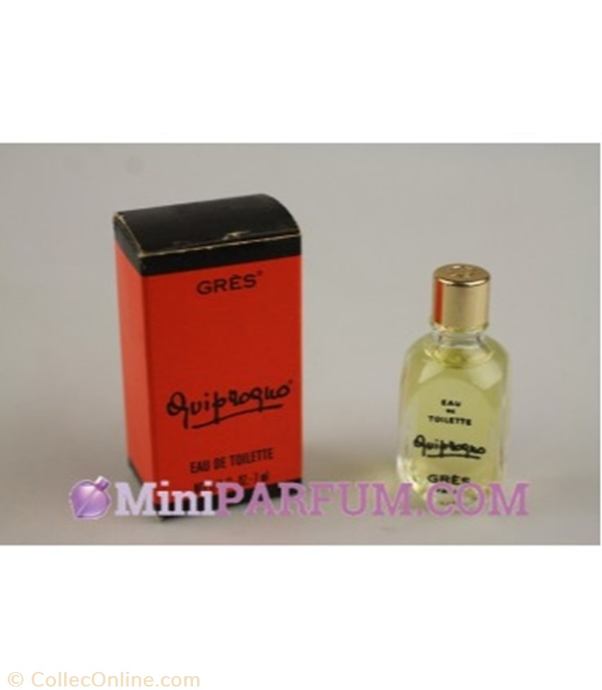 GRES QUIPROQUO parfums beaute miniatures gres quiproquo