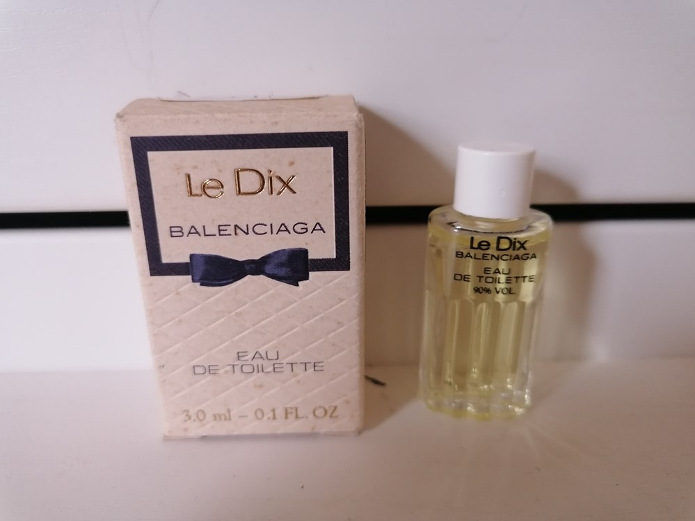 BALENCIAGA LE DIX parfums beaute miniatures balenciaga le dix
