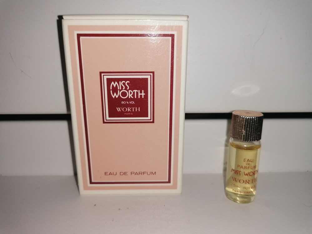 WORTH MISS parfums beaute miniatures worth miss