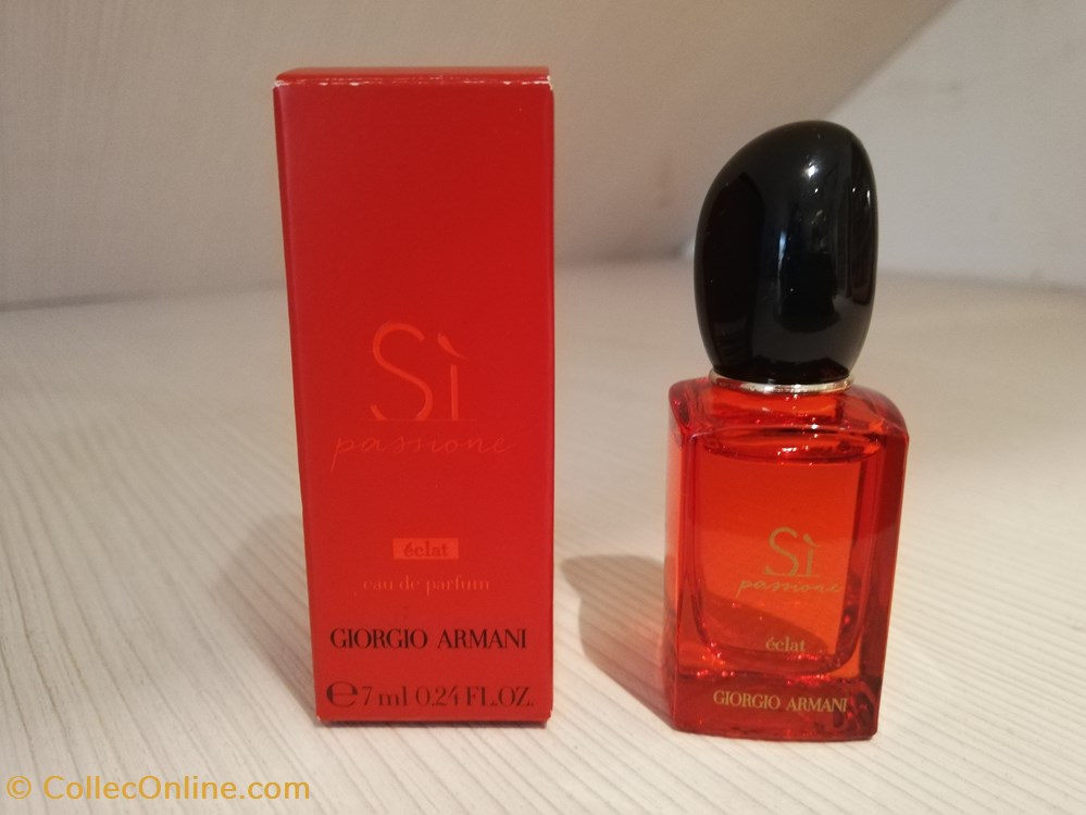 ARMANI SI PASSIONE ECLAT parfums beaute miniatures armani si passione eclat