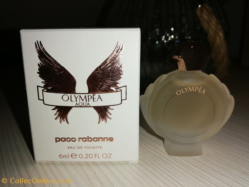 RABANNE PACO OLYMPEA ACQUA parfums beaute miniatures rabanne paco olympea acqua