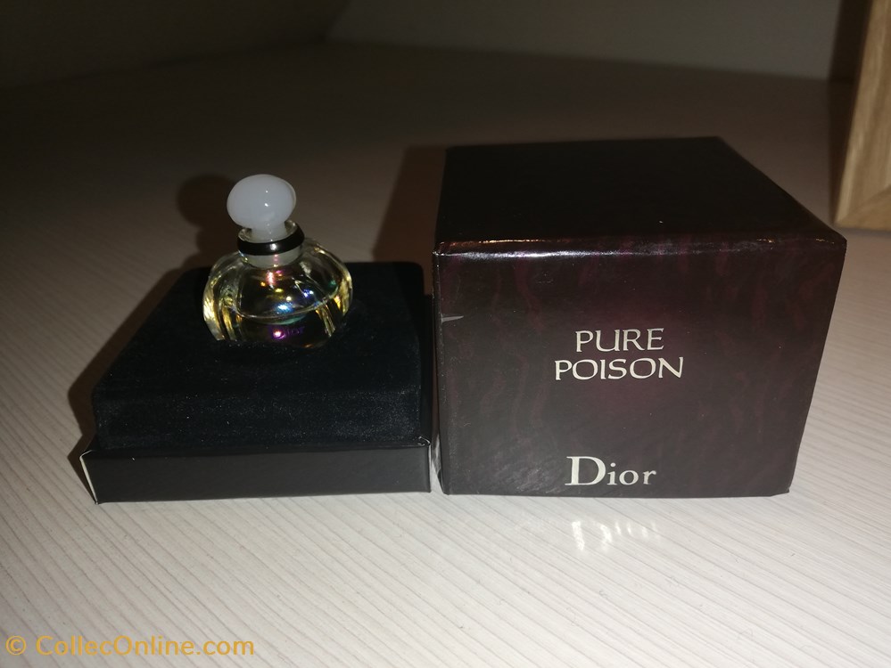 DIOR CHRISTIAN PURE POISON parfums beaute miniatures dior christian pure poison
