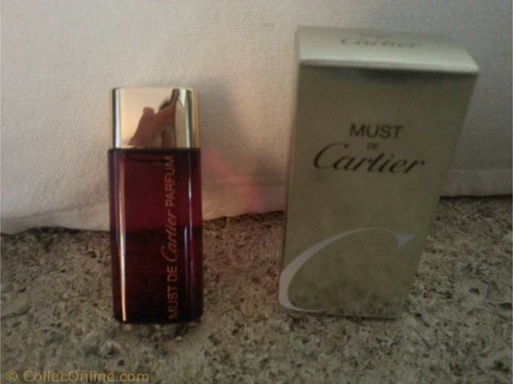 CARTIER MUST parfums beaute miniatures cartier must