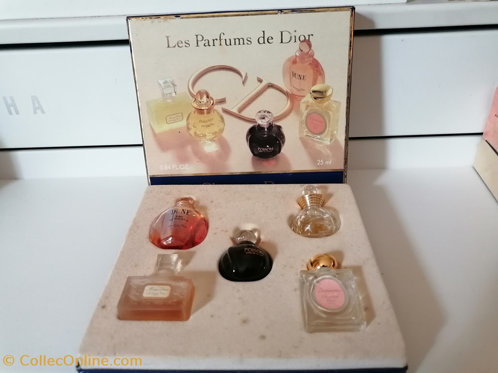 DIOR CHRISTIAN DUNE COFFRET parfums beaute miniatures dior christian dune coffret