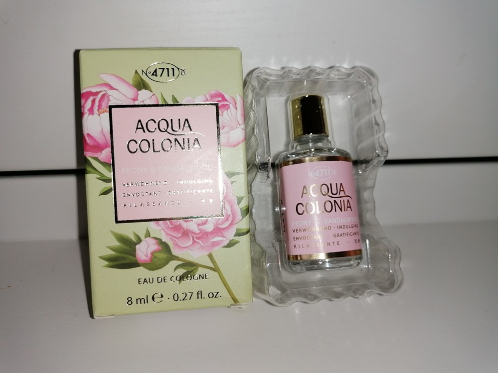 MUELHENS 4711 ACQUA COLONIA PEONY & SANDALWOOD parfums beaute miniatures muelhens 4711 acqua colonia peony sandalwood