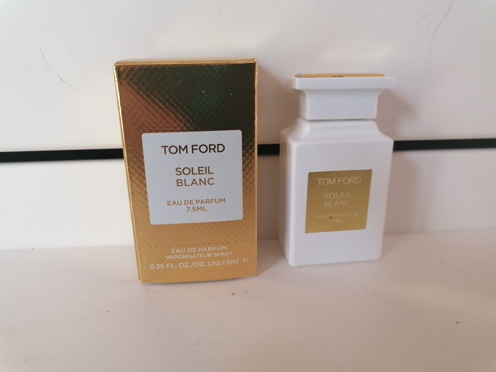 parfums beaute miniatures ford tom soleil blanc