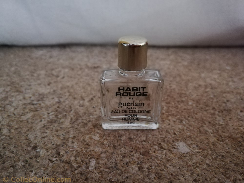 GUERLAIN HABIT ROUGE parfums beaute miniatures guerlain habit rouge