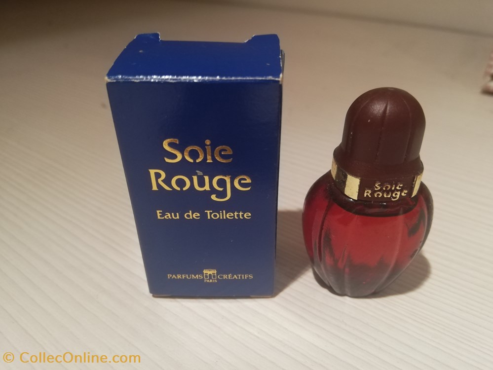 AVON SOIE ROUGE parfums beaute miniatures avon soie rouge