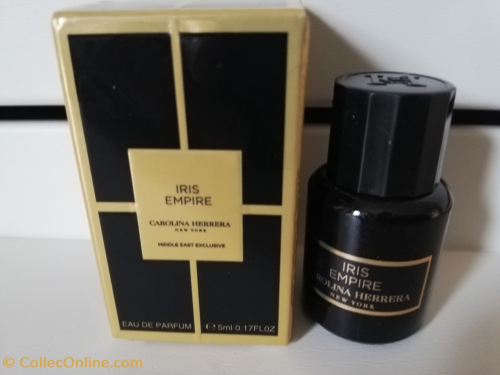 HERRERA CAROLINA CONFIDENTIAL IRIS EMPIRE parfums beaute miniatures herrera carolina confidential iris empire