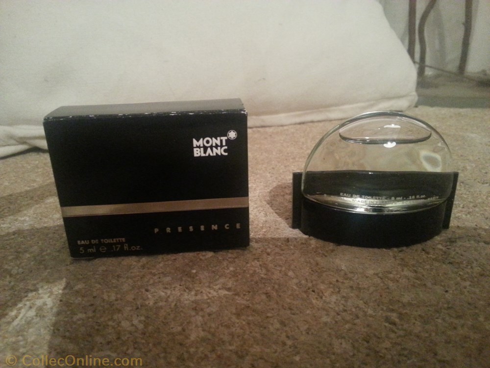 MONT BLANC PRESENCE parfums beaute miniatures mont blanc presence