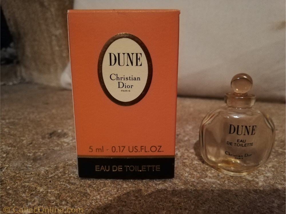 DIOR CHRISTIAN DUNE parfums beaute miniatures dior christian dune