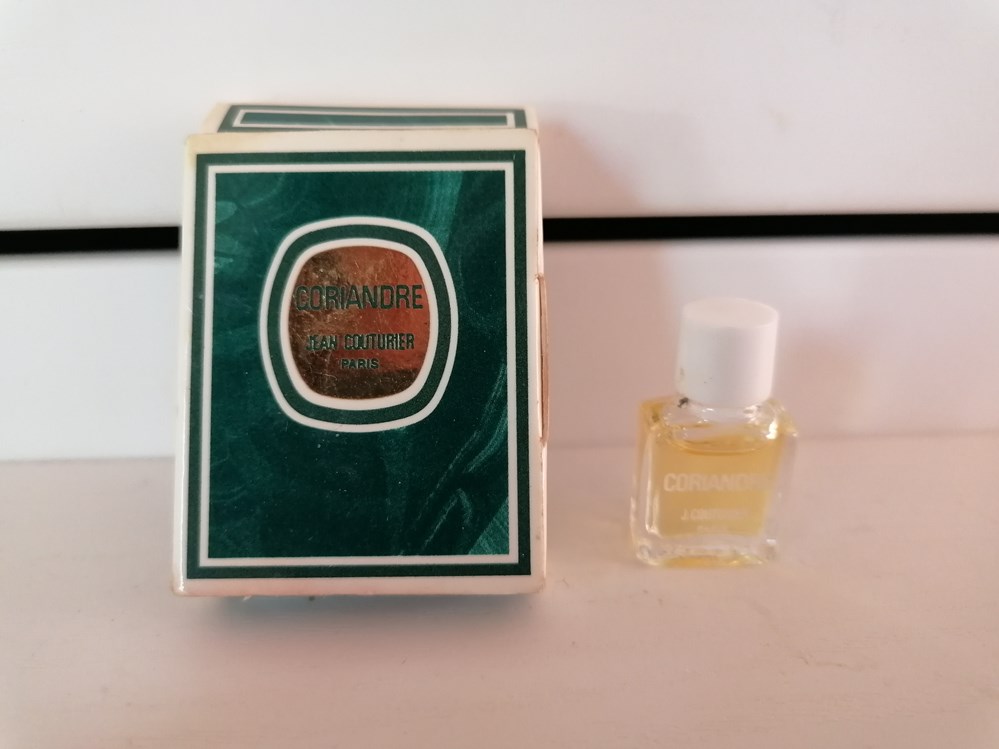 parfums beaute miniatures couturier jean coriandre