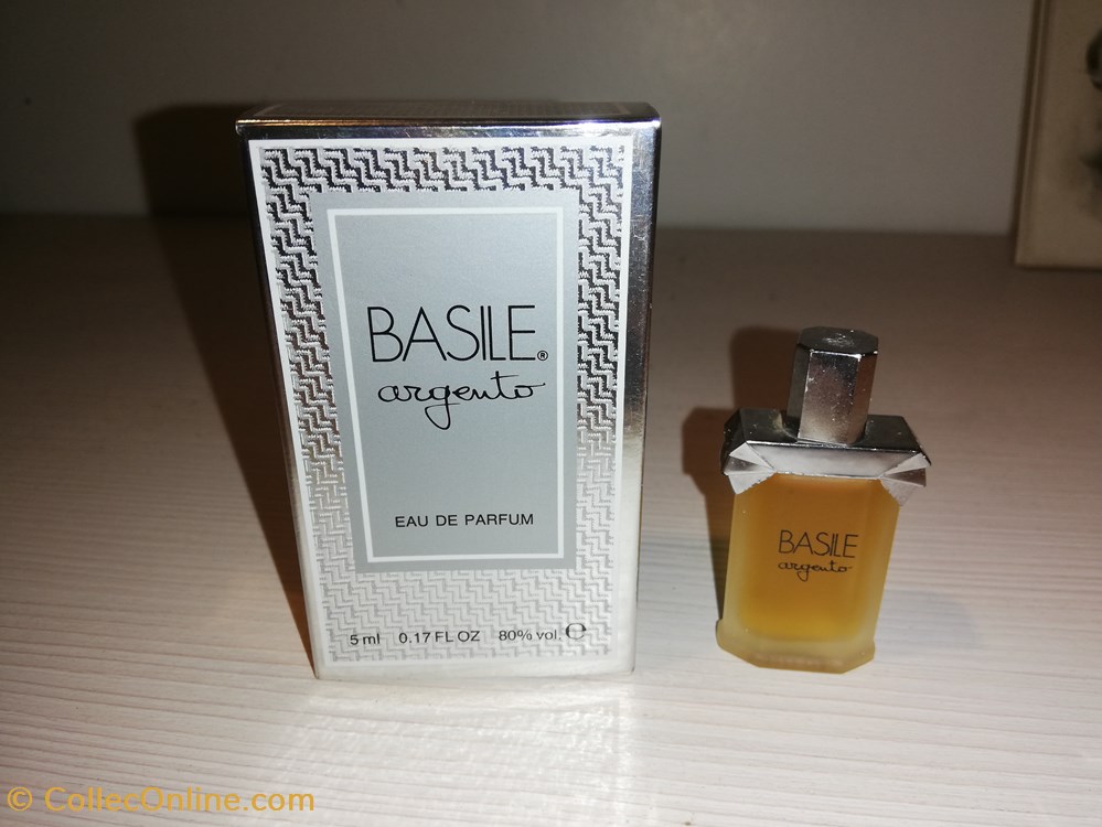 BASILE ARGENTO parfums beaute miniatures basile argento