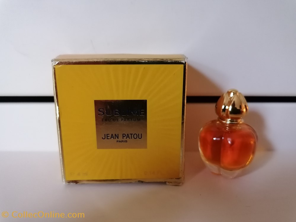 PATOU JEAN SUBLIME parfums beaute miniatures patou jean sublime