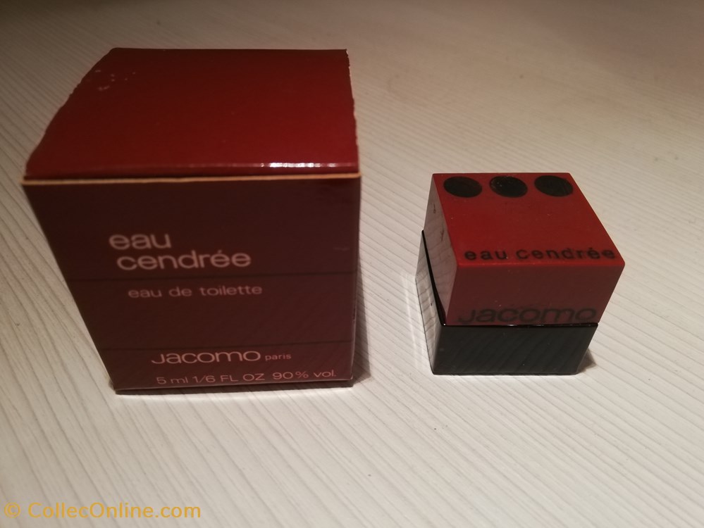 JACOMO EAU CENDREE parfums beaute miniatures jacomo eau cendree