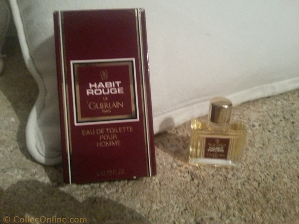 GUERLAIN HABIT ROUGE parfums beaute miniatures guerlain habit rouge