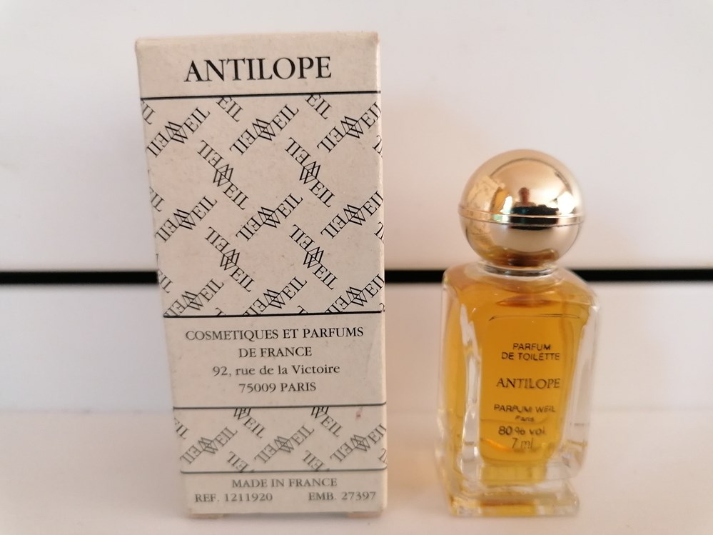 WEIL ANTILOPE parfums beaute miniatures weil antilope