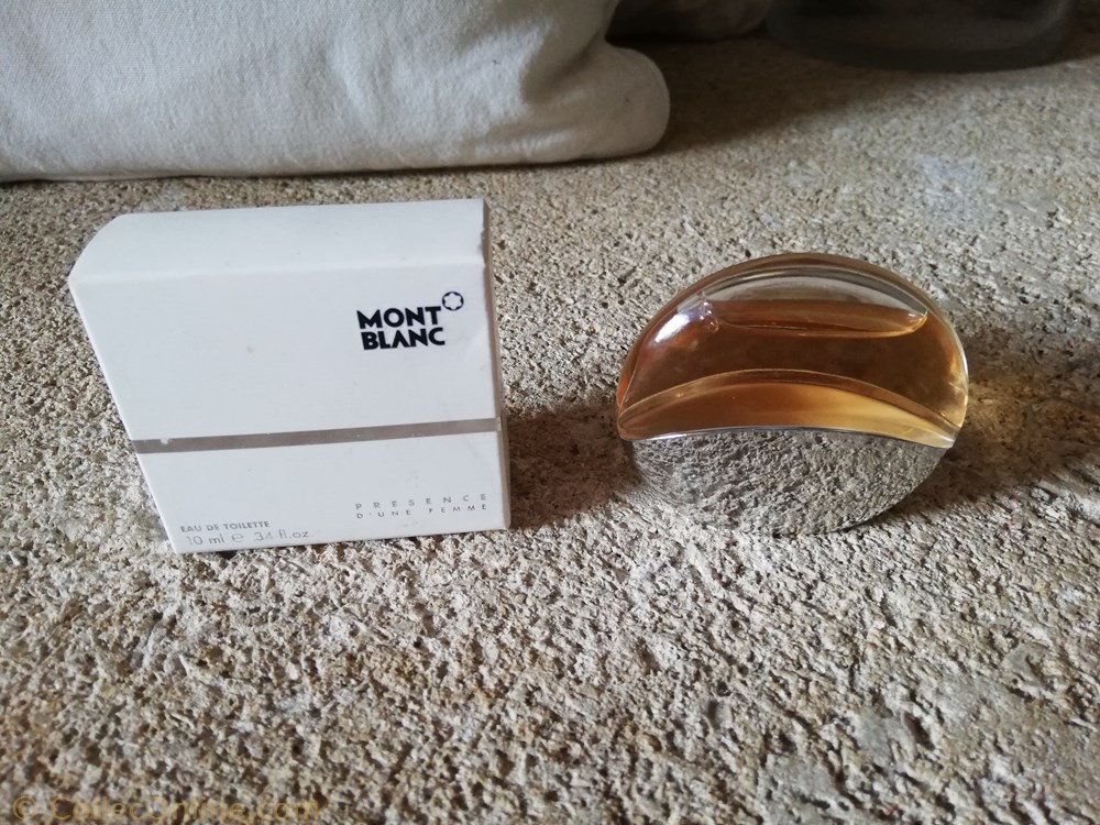 MONT BLANC PRESENCE parfums beaute miniatures mont blanc presence