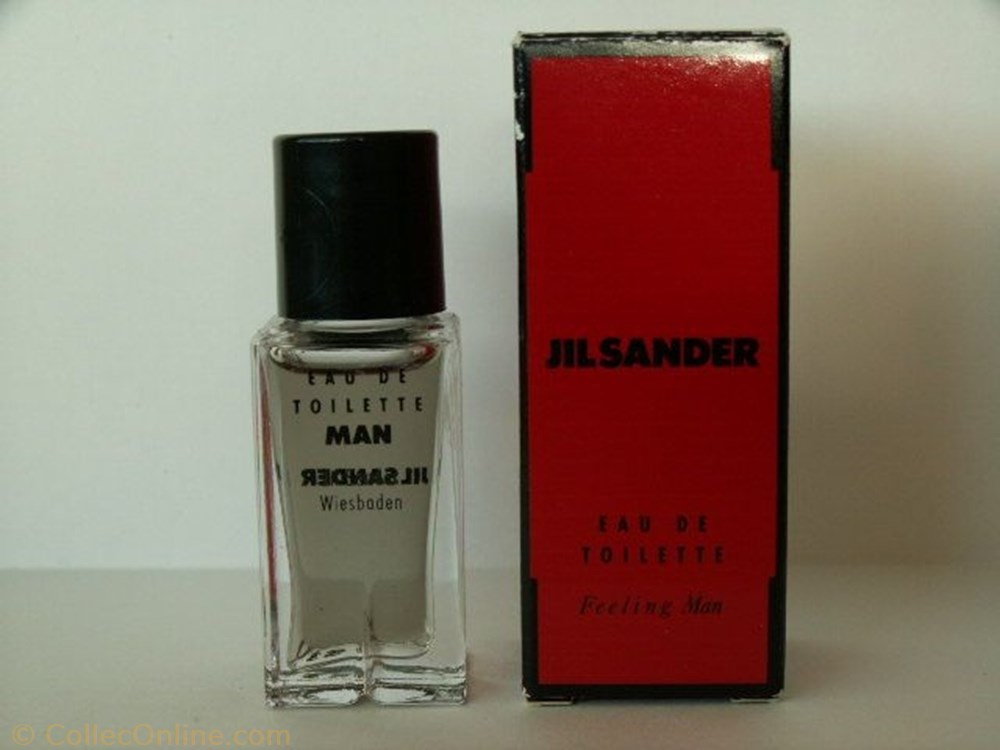 parfums beaute miniatures sander jil feeling man