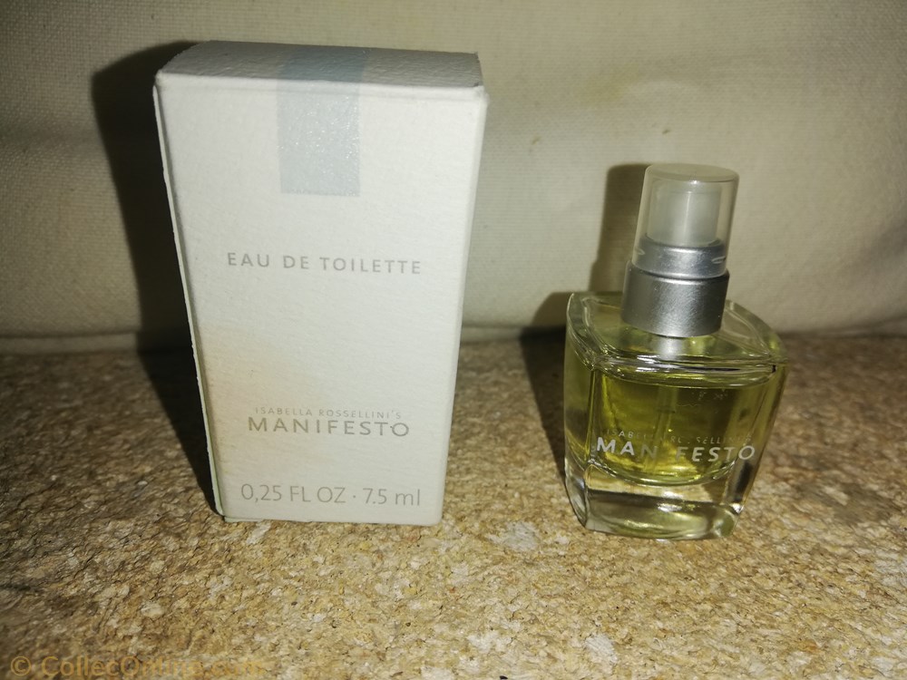 ROSSELLINI ISABELLA MANIFESTO parfums beaute miniatures rossellini isabella manifesto