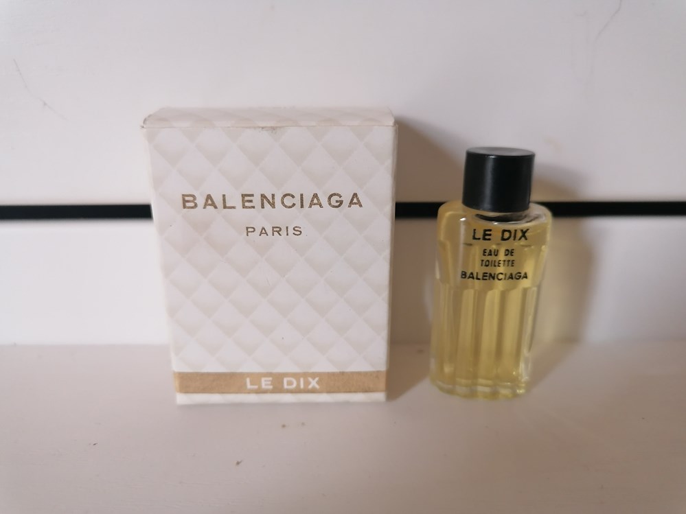 BALENCIAGA LE DIX parfums beaute miniatures balenciaga le dix
