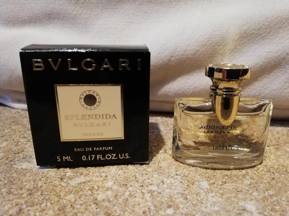 parfums beaute miniatures bulgari splendida iris or