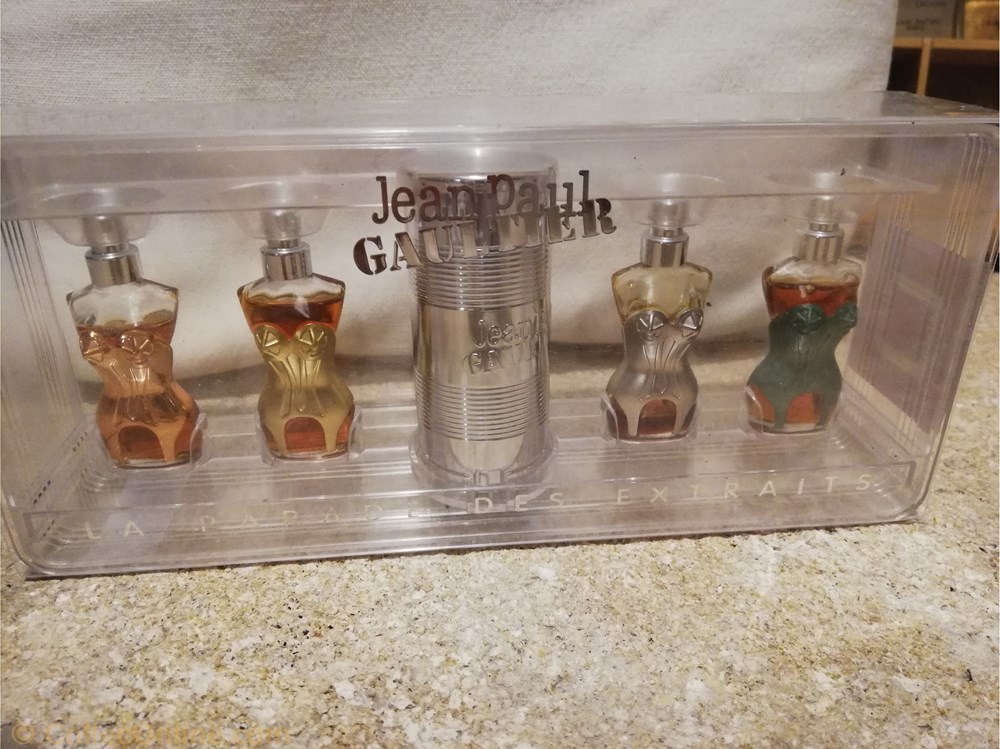 GAULTIER JEAN PAUL LA PARADE DES CORSETS - VERT DE GRIS parfums beaute miniatures gaultier jean paul la parade des corsets vert de gris